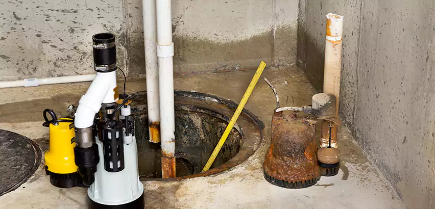Installing Sump Pump in Finished Basement in Waterbury, CT
